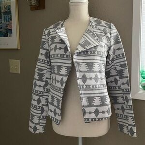BCNU Aztec cropped moto jacket, Sz. S